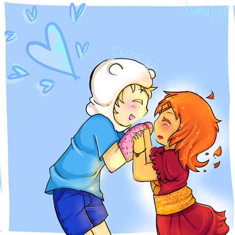 Haha, it'd be like picking your date up, pulling a condom out of your pocket and saying, "Don't worry, babe. . Finn x flame princess